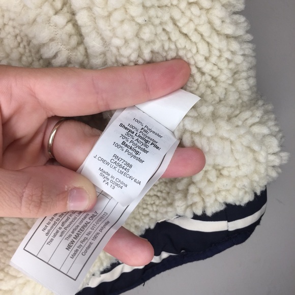 J. Crew Girls Excursion Quilted Vest In Stripe - Picture 5 of 7